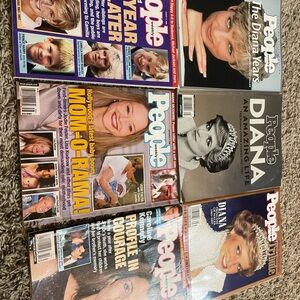 People Magazine Collection Featuring Princess Diana